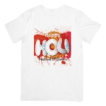 Color Splashes Creating Vibrant Joy For Festive Holi - T- SHIRT 1 - Product GuruJi Color Splashes Creating Vibrant Joy For Festive Holi - T- SHIRT