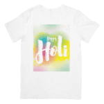 Bright Pastel Colors Spreading Joyful Holi Festive Cheer - TSHIRT 2 - Product GuruJi Bright Pastel Colors Spreading Joyful Holi Festive Cheer