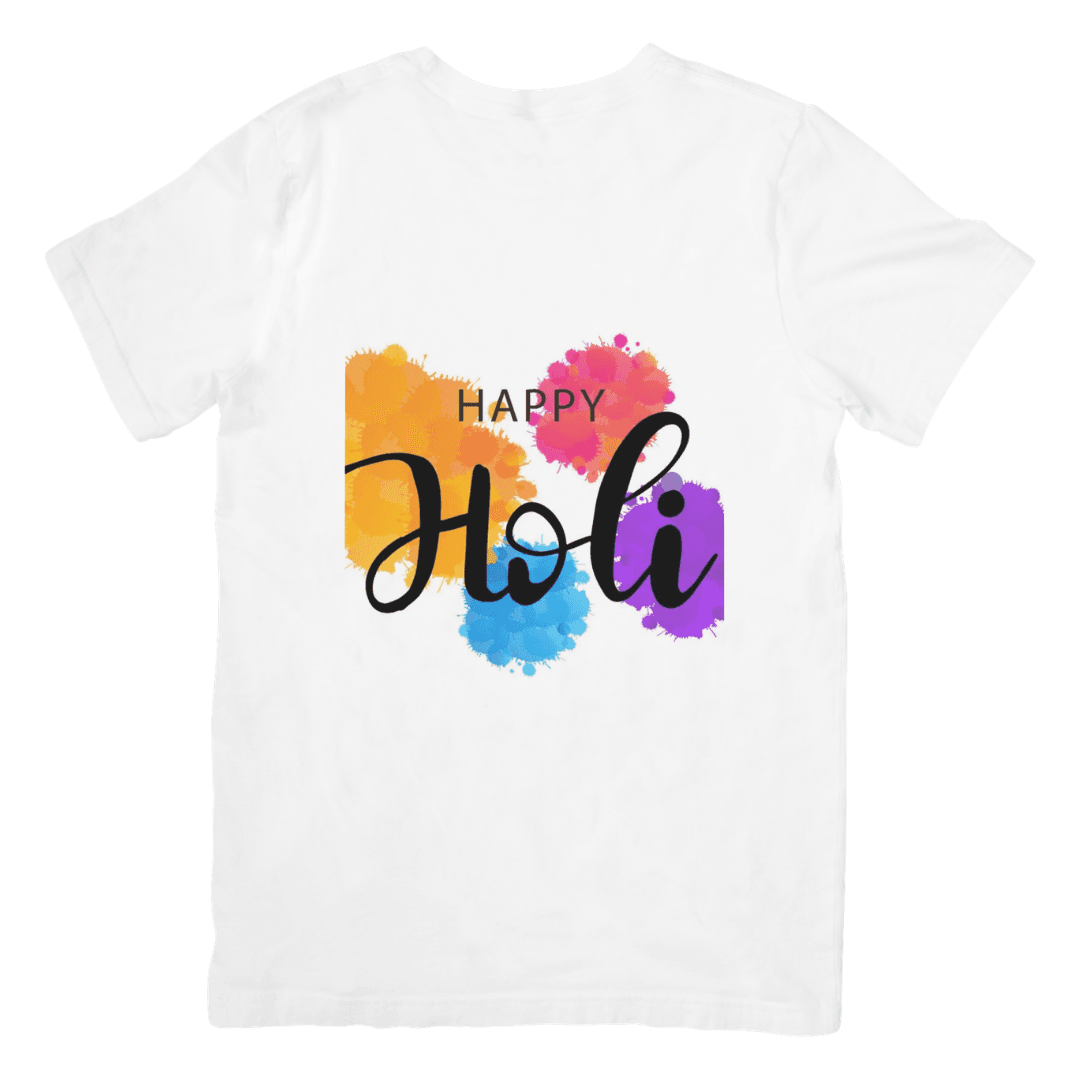 Colorful Splashes Bringing Vibrant Holi Joy And Celebration - T - SHIRT