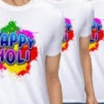 kids holi t shirts colorful festival wear children holi clothes boys girls holi outfit cotton kids t shirt india