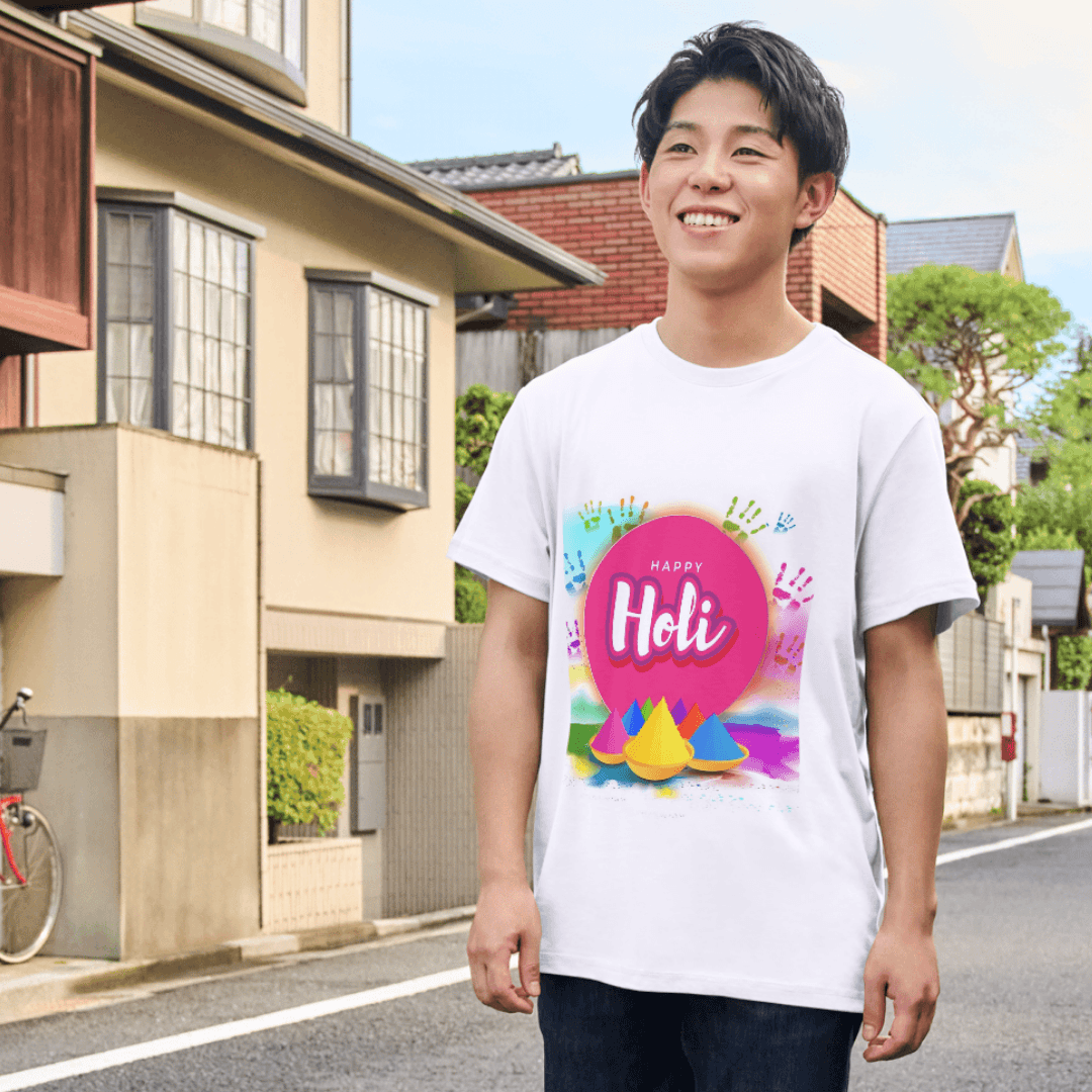 Bright Colors And Joyful Vibes Celebrate Vibrant Holi Festival - T-SHIRT 6 - Product GuruJi Bright Colors And Joyful Vibes Celebrate Vibrant Holi Festival - T-SHIRT