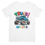 Colorful Monster Truck Roaring With Unstoppable Playful Power -T-SHIRT