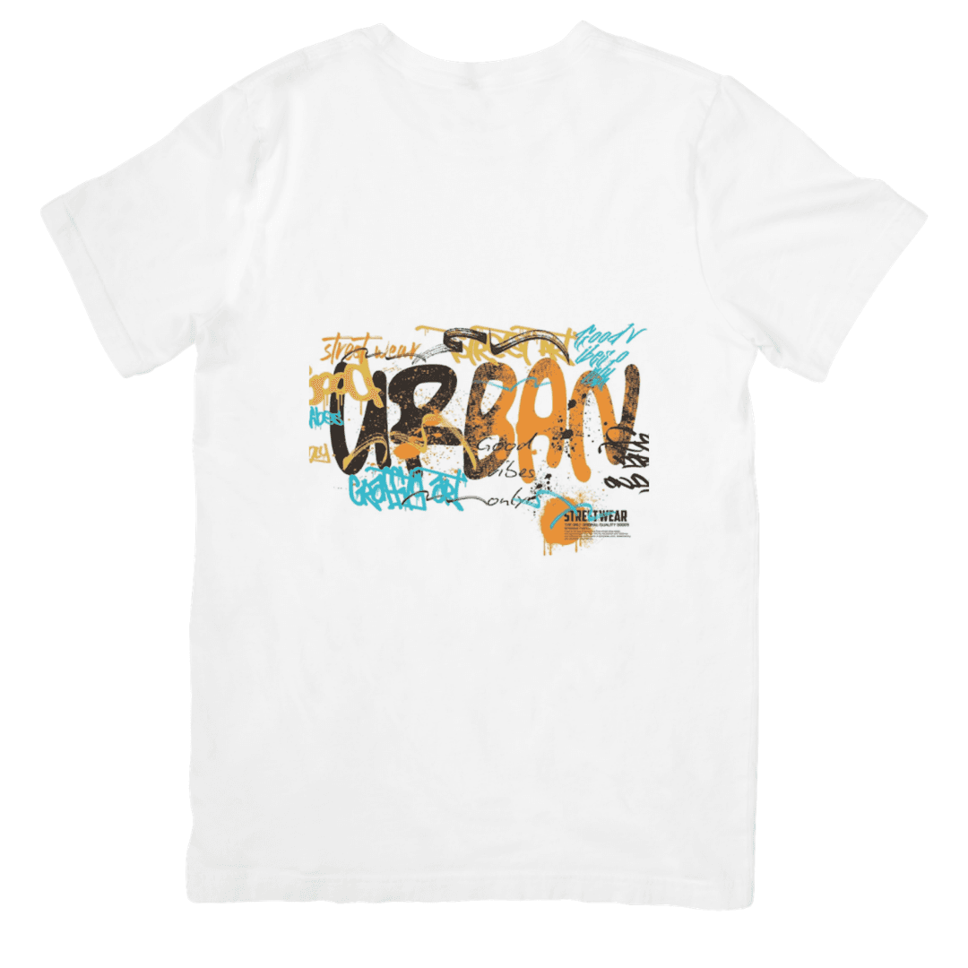 Urban Street Vibes Bursting With Bold Expressive Graffiti Energy - TSHIRT
