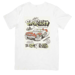 Brooklyn Street Vibes With Flaming Retro Ride Energy - T-SHIRT