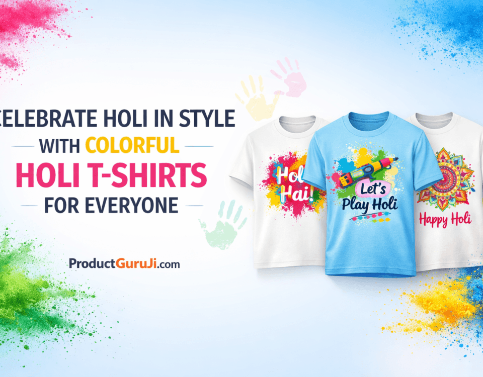 Celebrate Holi in Style with Colorful Holi T-shirts for Everyone 7 - Product GuruJi colorful holi t shirts for everyone festival holi clothing india holi printed t shirts holi fashion outfits holi celebration apparel vibrant holi tshirt designs