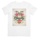 Blooming Floral Beauty Framed in Elegant Artistic Style - TSHIRT