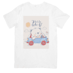 Cute Little Bear Driving Joyfully Through Sunny Day - TSHIRT 1 - Product GuruJi Cute Little Bear Driving Joyfully Through Sunny Day - TSHIRT