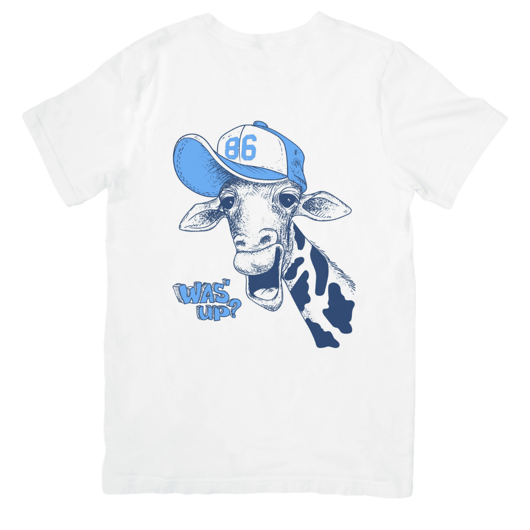 Home 13 - Product GuruJi Cool Giraffe Showing Style With Funky Cap Vibes - TSHIRT
