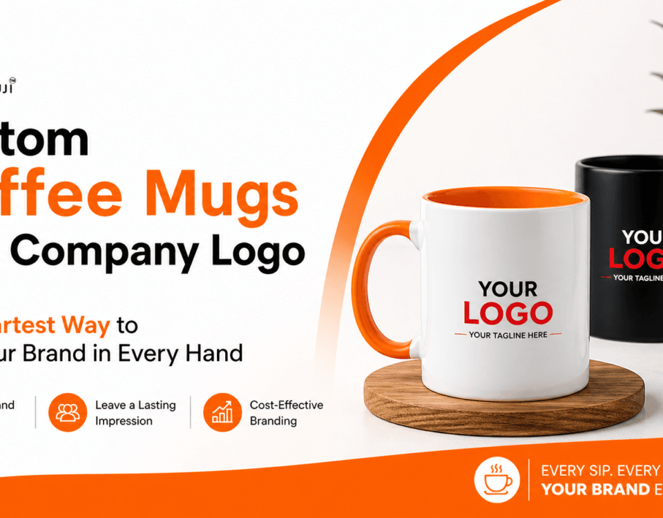 Custom coffee mugs with company logo, personalized branded mugs, corporate promotional drinkware, custom logo coffee cups, business marketing merchandise