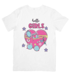 Hello Girls Sparkling Accessories And Cute Fashion Vibes Forever - Tshirt 1 - Product GuruJi Hello Girls Sparkling Accessories And Cute Fashion Vibes Forever - Tshirt