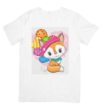 Cute Fox With Balloons Spreading Joy And Smiles - Tshirt