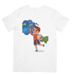 Dreaming Big Adventures Across Stars With Loyal Companion - Tshirt