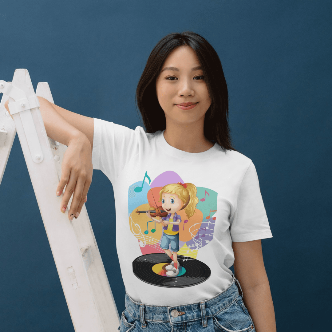 Home 14 - Product GuruJi Young Violin Star Spreading Joy Through Beautiful Music - Tshirt