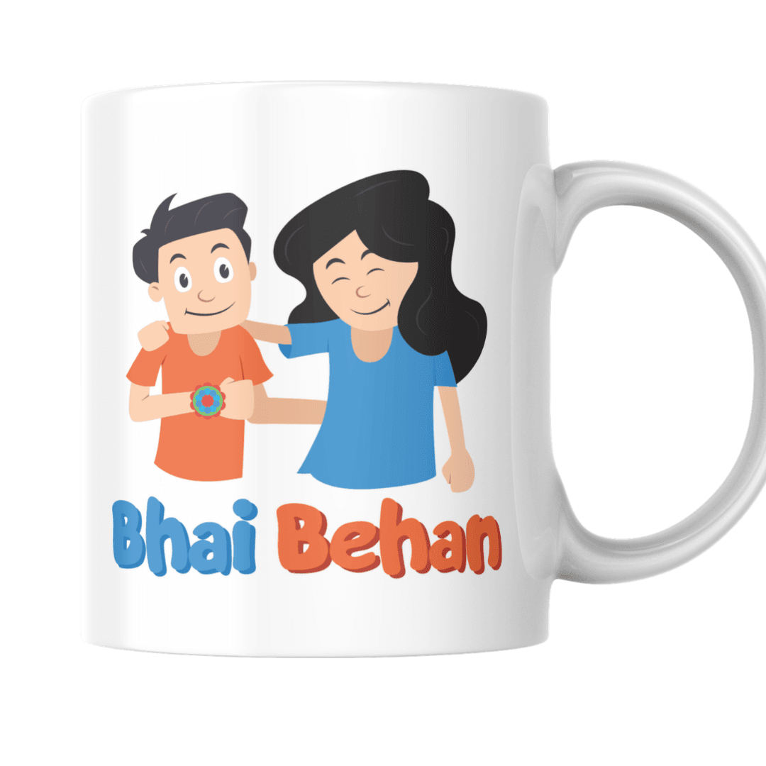 Home 13 - Product GuruJi Happy Bhai Behan Bond Celebrating Love Care And Togetherness - Mug