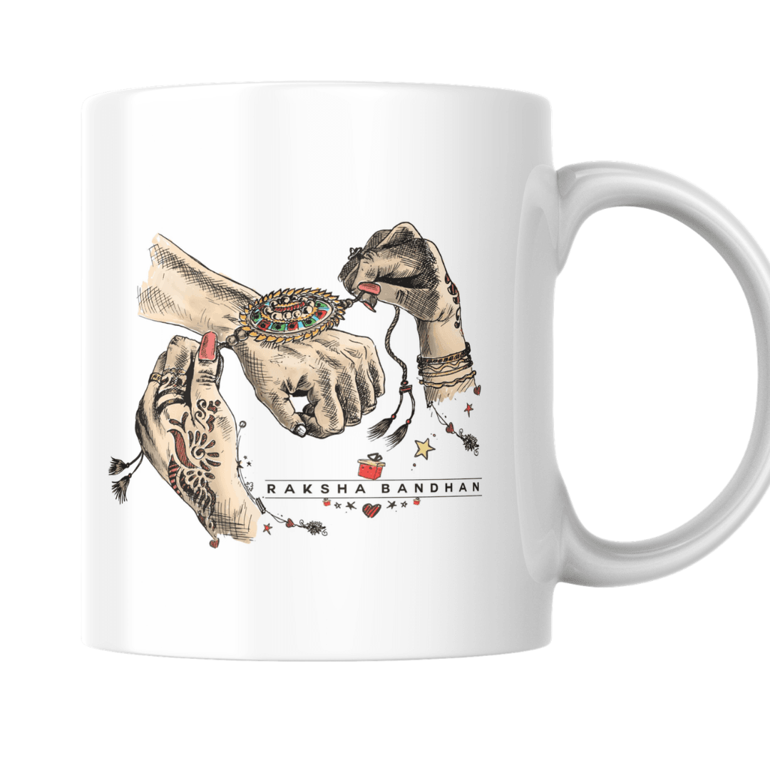 Home 13 - Product GuruJi Happy Raksha Bandhan Celebration with Traditional Rakhi Tying Ceremony - Mug