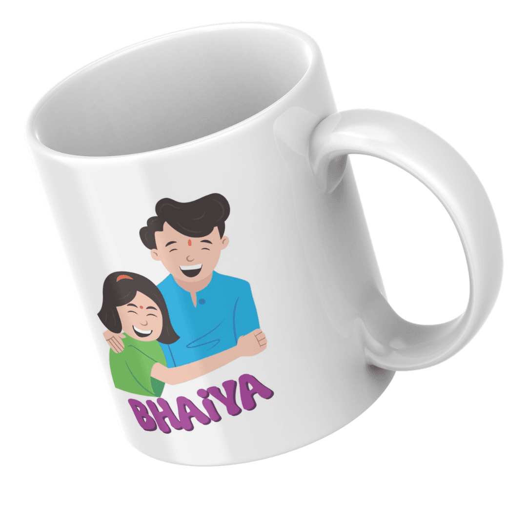 Happy Bhaiya Sister Bond Filled With Love And Laughter - Mug 5 - Product GuruJi Happy Bhaiya Sister Bond Filled With Love And Laughter - Mug