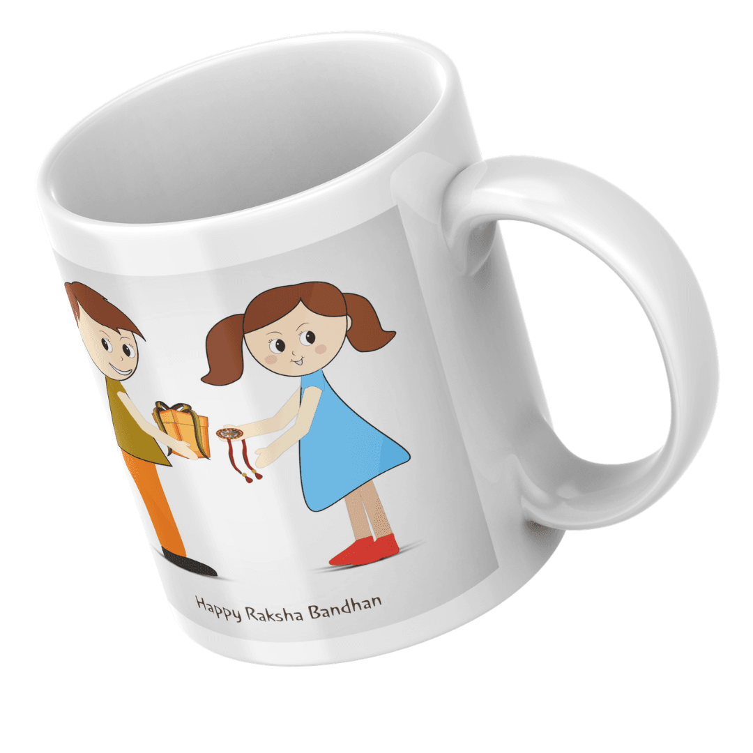 Happy Raksha Bandhan Celebrating Sibling Love With Gifts - Mug 6 - Product GuruJi Happy Raksha Bandhan Celebrating Sibling Love With Gifts - Mug