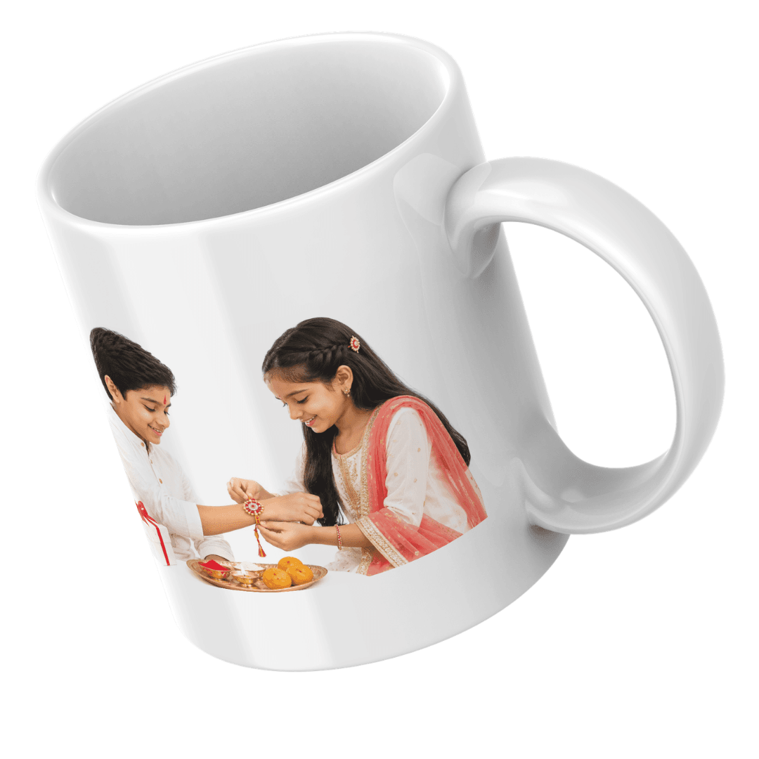 Happy Raksha Bandhan Celebration with Loving Brother Sister Bond Together - Mug 5 - Product GuruJi Happy Raksha Bandhan Celebration with Loving Brother Sister Bond Together - Mug
