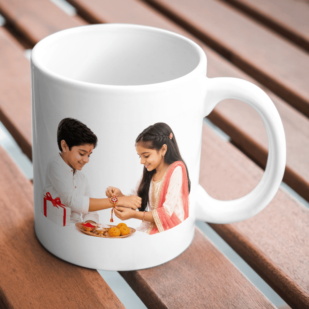 Home 14 - Product GuruJi Happy Raksha Bandhan Celebration with Loving Brother Sister Bond Together - Mug