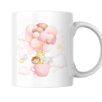 Cute Animal Friends Enjoying A Magical Balloon Adventure Together - Mug 1 - Product GuruJi Cute Animal Friends Enjoying A Magical Balloon Adventure Together - Mug