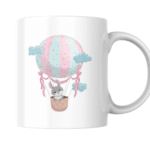 Cute Bunny Flying High In A Magical Balloon Adventure - Mug 2 - Product GuruJi Cute Bunny Flying High In A Magical Balloon Adventure - Mug