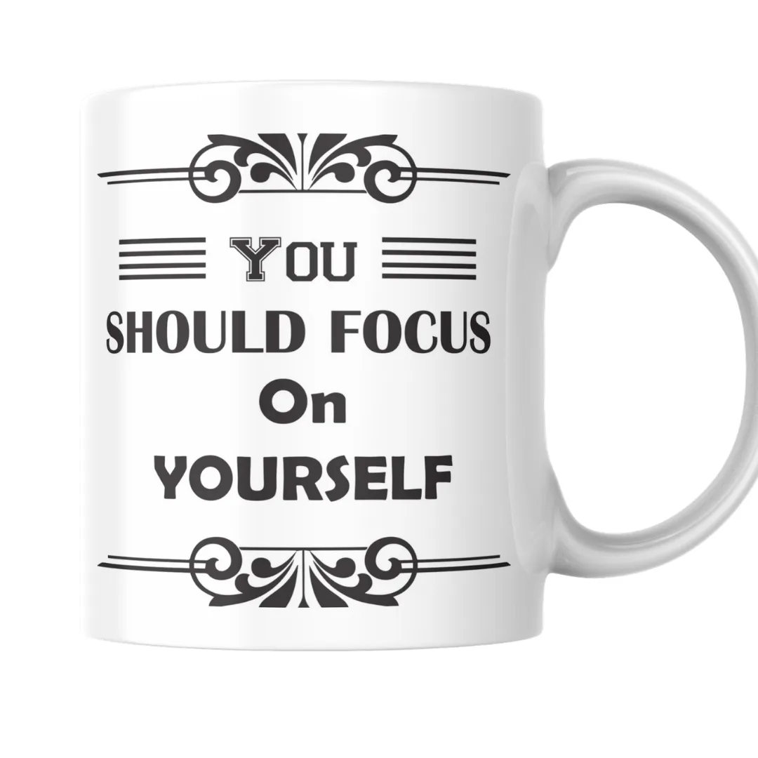 Home 23 - Product GuruJi Focus On Yourself And Build A Better Future - Mug